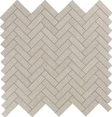 Thala Grey 1x3 Herringbone Mosaic Brushed