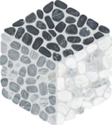 Galaxy 10.25x11.85 Node Pebble Mosaic Tumbled