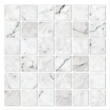Carrara 2x2 Mosaic Lappato