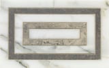 Calacatta London Grey 5x8 Plaza Decorative Field Honed