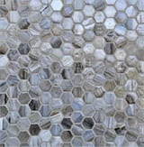 Bari 1x1 Hexagon Mosaic Pearl