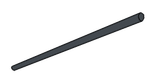 Titanium Blue .43x12 Rounded Edge Trim Gloss