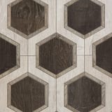 Charcoal 9-1/4x13 Buckle Mosaic Natural