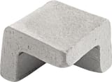 Available in all colors (shown in Pure White) 1-3/8x1-3/8 V Cap Corner Gloss