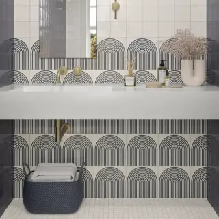 Twister series tile detail