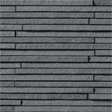 Black 1/2x9-1/4 Mosaic Unglazed