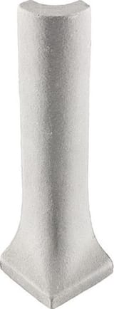 Available in all colors (shown in Pure White) 1x6 Cove Base Outside Corner Gloss