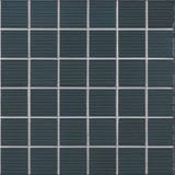 Navy Blue 2x2 Relief Mosaic Gloss