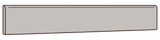 Grigio 2-3/4x24 Battiscopa Matte