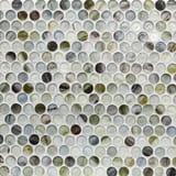 Arsenic 3/4" Penny Round Mosaic Natural