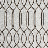 Calacatta 16-1/2x9-1/4 Merge Mosaic Honed