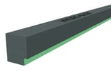 Solid Foam - Mini 2 (w) x 84 (l) x 2-1/2 (h) Low Profile Shower Curb 