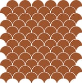 Amber 11x12 Brentwood Mosaic Matte