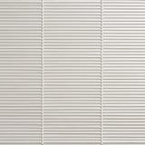 Bergamot 3/16x4-7/8 Flute Stacked Mosaic Gloss