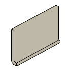 CLV01 Ivory Ridge 6x12 Cove Base Unpolished