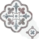 Blush 15.7x15.7 Fleur Mosaic Honed