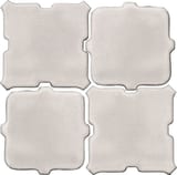 Available in all colors (shown in Pure White) 5x5 and 5x5 Arabesque 11B Field Gloss