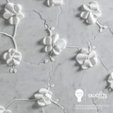 Bianco Carrara Specialty Orchid Dimensional Mosaic Polished