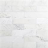 Napoli White 3x12 Brick Field Matte