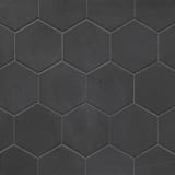 Black Iron 4 inch Hex Field Matte