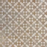 Desert White/Fog 10-1/2x10-1/2 Habiba Mosaic Gloss