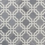Cadet Grey 8-3/4x8-3/4 Cabana Mosaic Honed