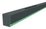 Solid Foam - Mini 2 (w) x 60 (l) x 2-1/2 (h) Low Profile Shower Curb 