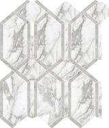 Arabescato 11.85x13.5 Modella Mosaic Polished