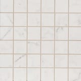 Carrara 2x2 Mosaic Lappato