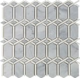 Light Grey 12x12 Normandy Mosaic Honed