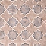 Winslet Blend (Grey Mist and Hacienda) 5" Quatrefoil and Cross Arabesque 8C Field Limestone