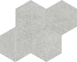 Ash 6x6 Hexagon Mosaic Matte