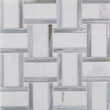 Calabria 1/2x1/2 1/2x4 1-3/4x4 Panama Weave Mosaic Mixed