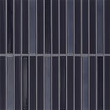Black Mix 1/2x6 Mosaic Matte/Gloss Mix