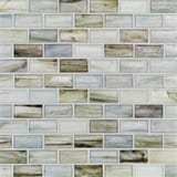 Arsenic 1x2 Brick Mosaic Natural