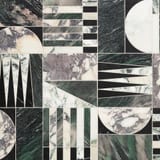 Green Specialty Alison Rose Euclid Large Mosaic Honed